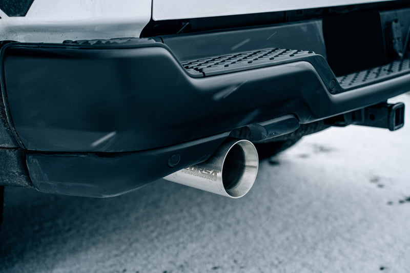 Corsa  25-26 Ram 2.5in Stainless Steel Sport Cat-back Dual Rear Exit 5.0in Polished Tip