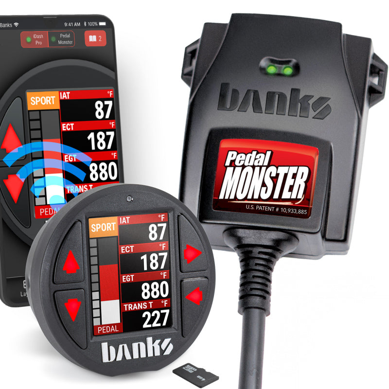 Banks Power Pedal Monster Kit Molex MX64 6-Way CONFIG 2 PM-03 w/iDash Data Pro 06-07 Chevy