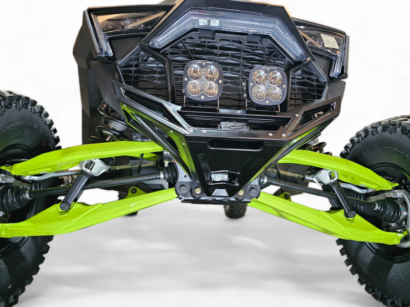 Elektric Offroad 2022-2025 Polaris Rzr Pro R/ Pro S/Turbo R Billet Front Winch Bumper Anodized Black