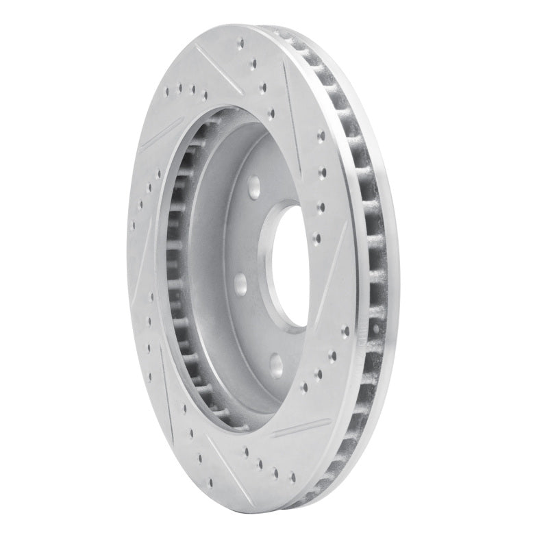 R1 16-22 Nissan NP300 (Mexico) Front Left Drilled & Slotted Silver Brake Rotor