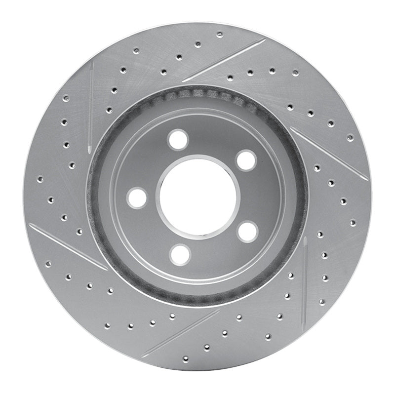 R1 87-89 Porsche 944 Excl Turbo Rear Right Drilled & Slotted Geo-Carbon Rotor