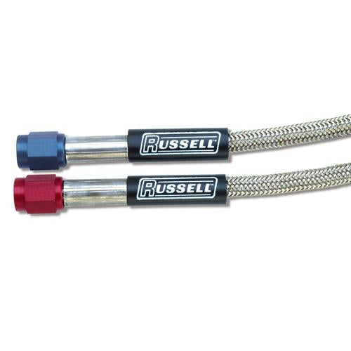 Russell Performance -4 AN 18in Pre-Made Nitrous and Fuel Line