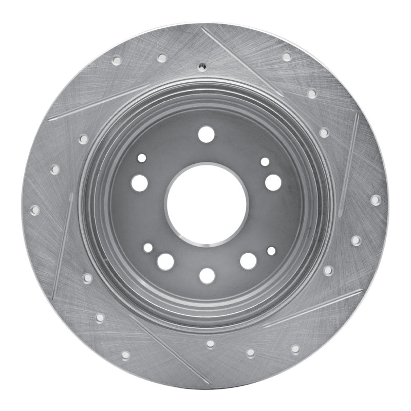 DFC 01-03 Acura CL Rear Left Drilled & Slotted Silver Brake Rotor