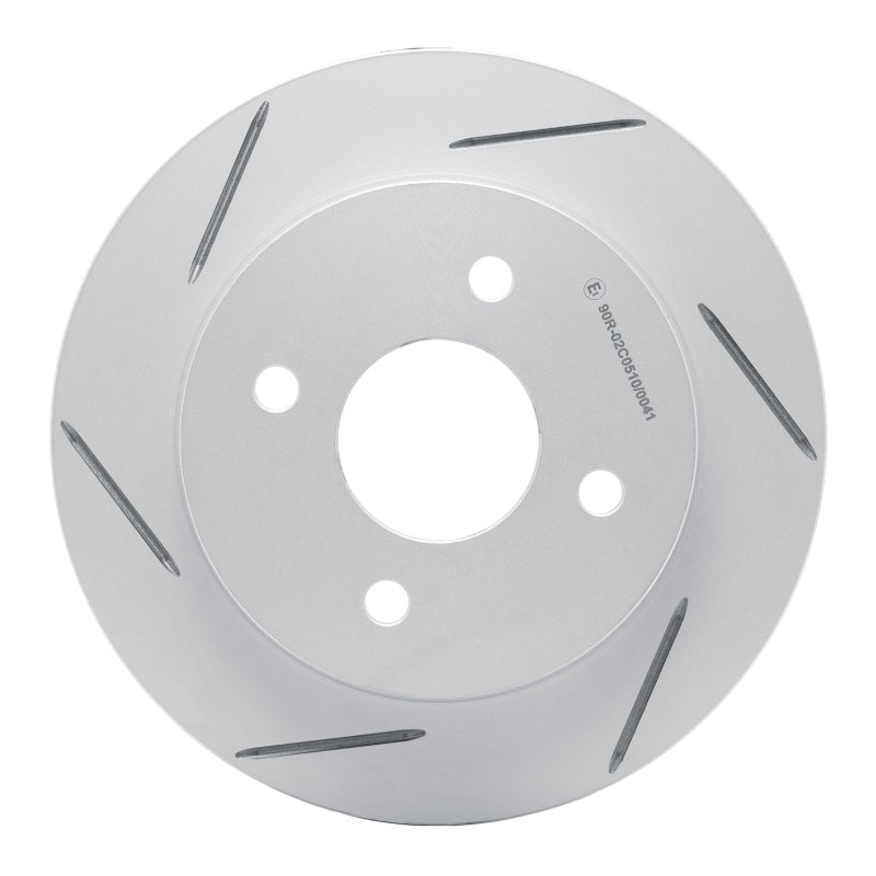 DFC 01-19 Ford Focus Rear Left Slotted Geoperformance Rotor