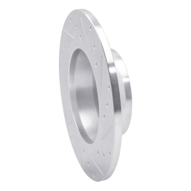 DFC 08-15 Audi TT Rear Left Drilled & Slotted Silver Brake Rotor