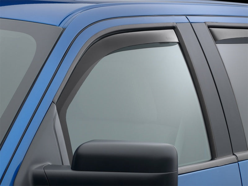 WeatherTech 04-08 Ford F150 Super Cab Front & Rear Side Window Deflectors - Dark Smoke