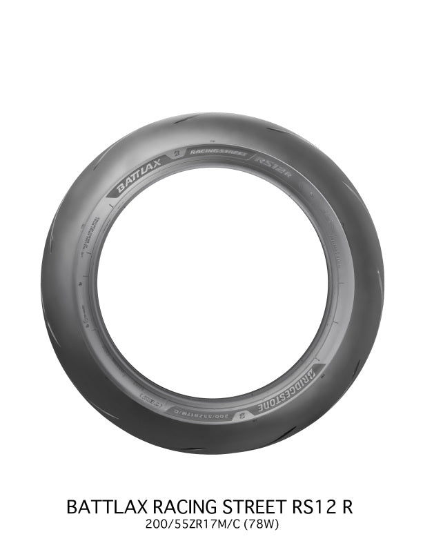 Bridgestone Battlax Racing Street RS12R - 190/55ZR17M/C 75W TL Rear
