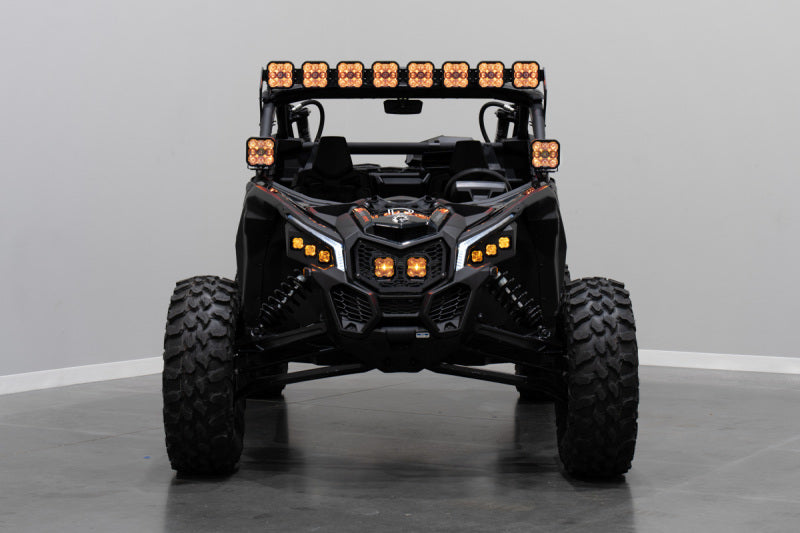 Diode Dynamics 17-24 Can-Am Maverick X3 Stage Series LED Grille Kit - Sport White Fog