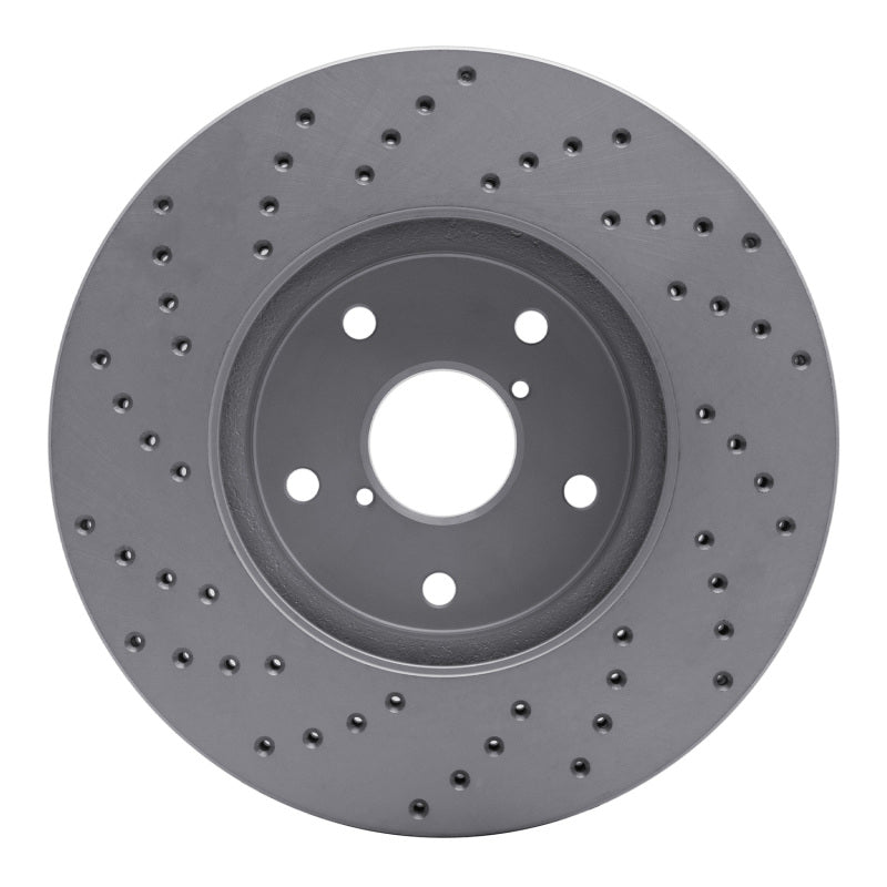 DFC 15-19 Subaru Legacy Front Right Drilled Geoperformance Rotor