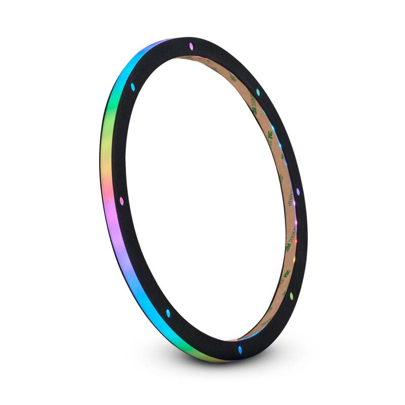 DS18 10in Digital LED Speaker Ring w/ Digital LED lights 1/2in Spacer Depth