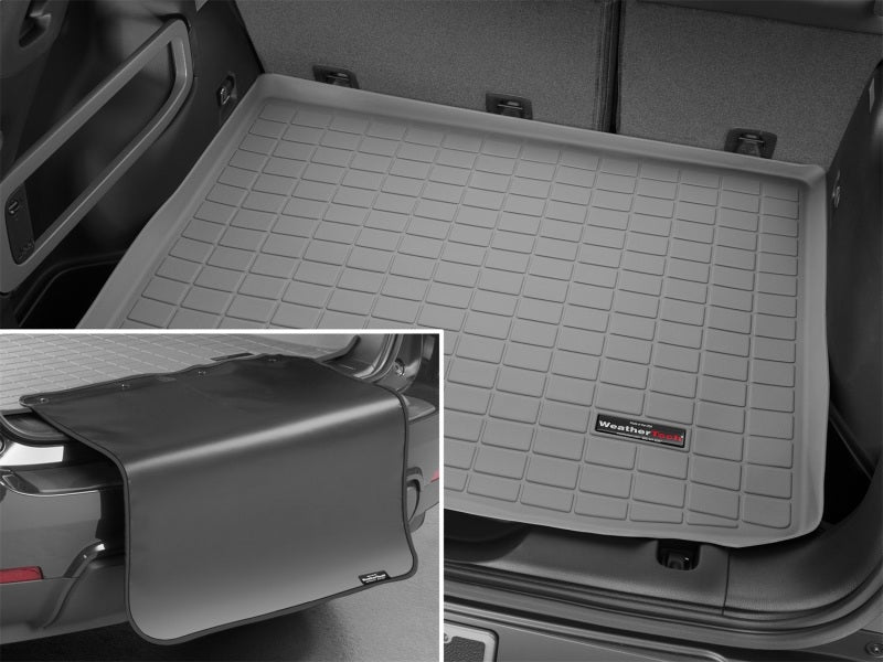 WeatherTech 24-25 Jeep Wagoneer S Trunk Cargo Liner w/Bumper Protector - Grey