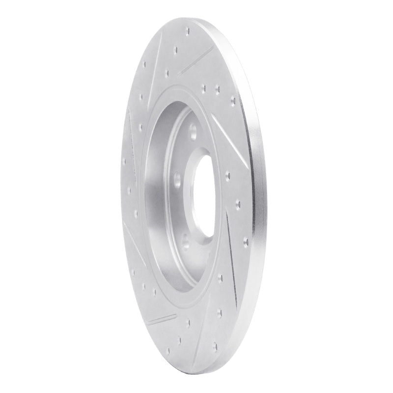 DFC 2006 Buick Terraza Rear Right Drilled & Slotted Silver Brake Rotor