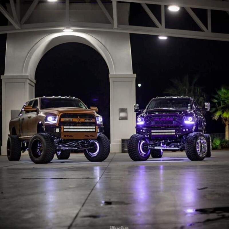Oracle Ram 13-18 Projector Headlight Halo Kit - ColorSHIFT w/ BC1 Controller
