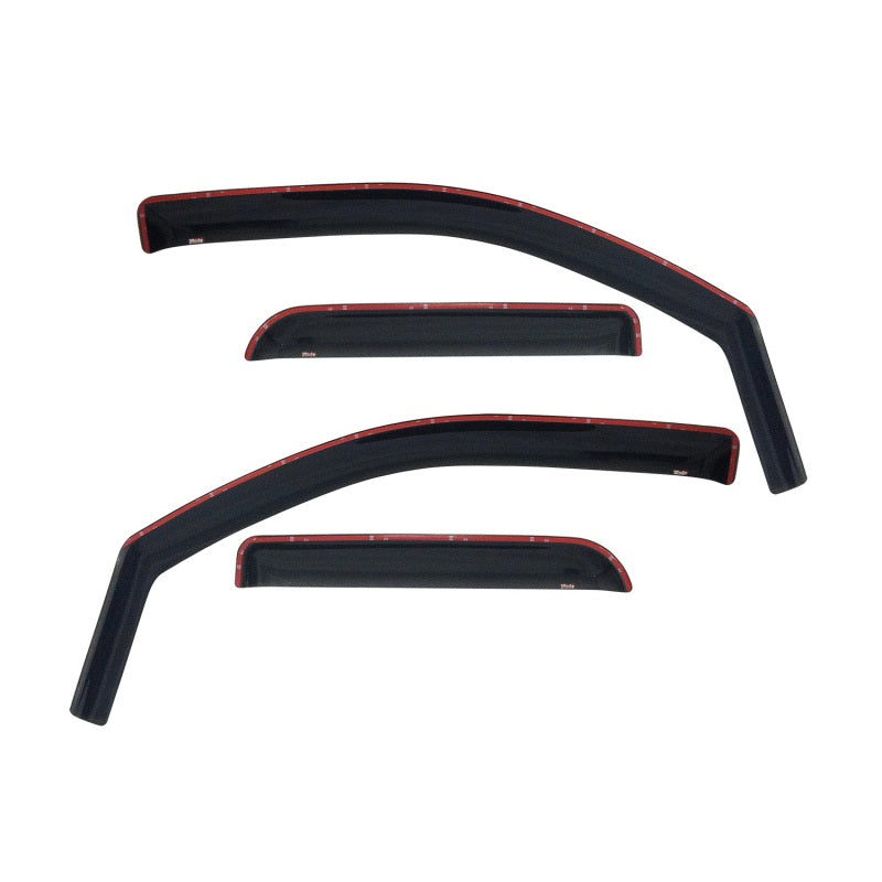 Westin 2002-2008 Dodge Ram Quad Cab (4 DR) In-Channel Wind Deflector 4pc - Smoke