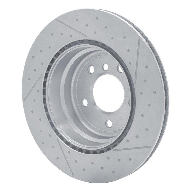 DFC 13-13 BMW 135IS Rear Brake Rotor - Dimpled and Slotted