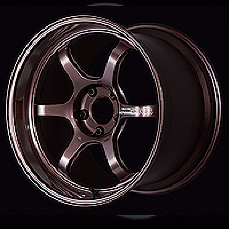 Advan R6 18x8.5 +50 5x114.3 Racing Copper Bronze Wheel