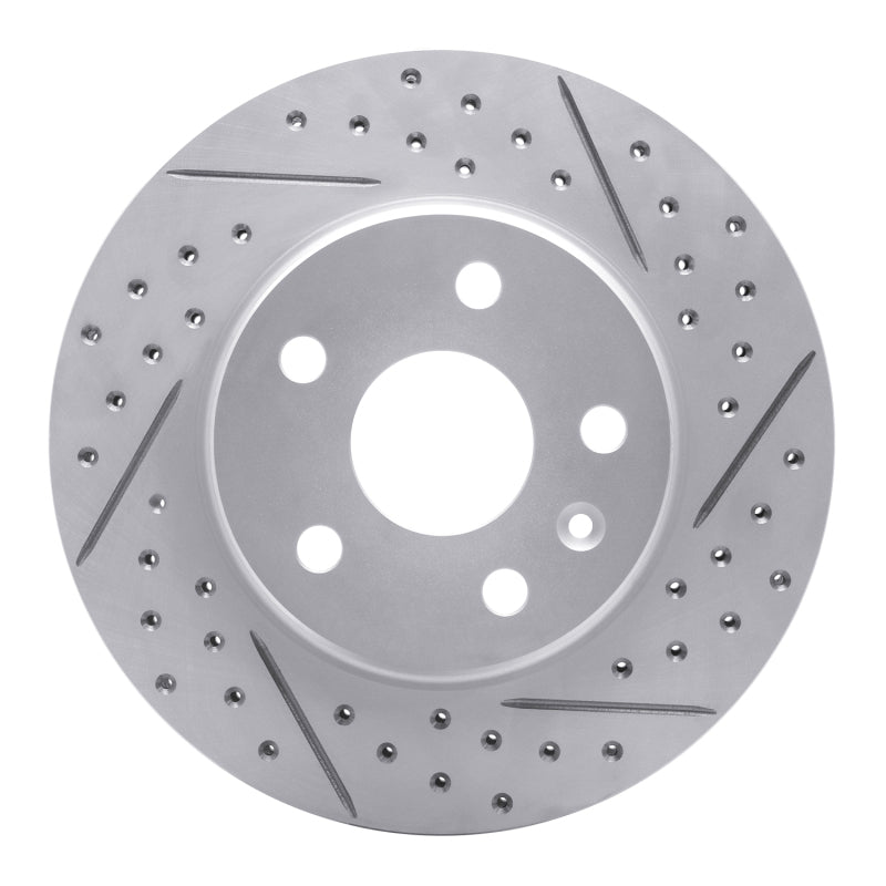 R1 11-16 Buick Regal Front Right Drilled & Slotted Geo-Carbon Rotor