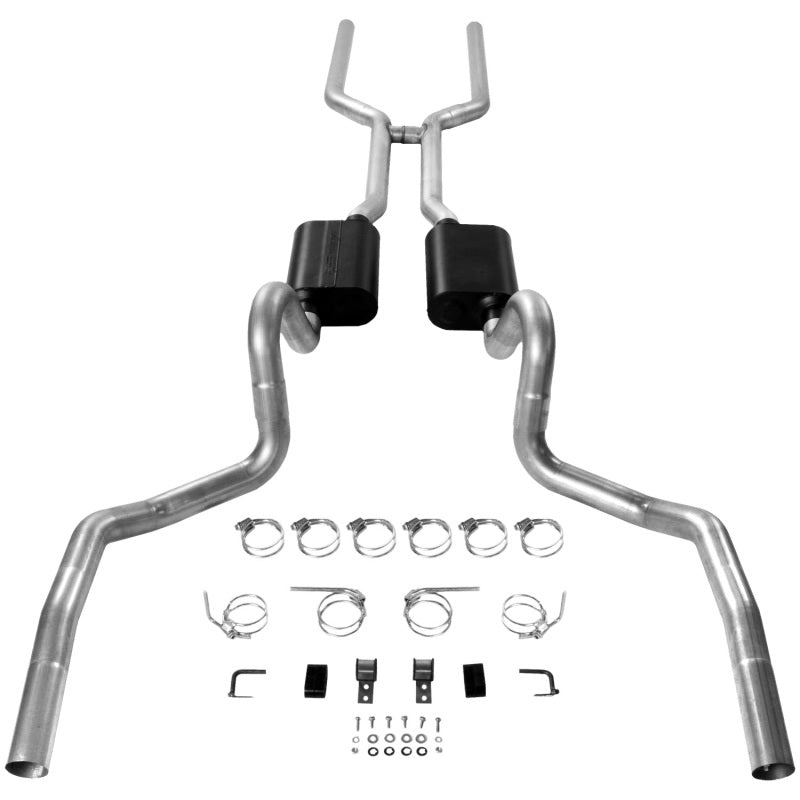 Flowmaster 68-72 GM A-BODY 3in. American Thunder SS Crossmember-Back Exhaust System