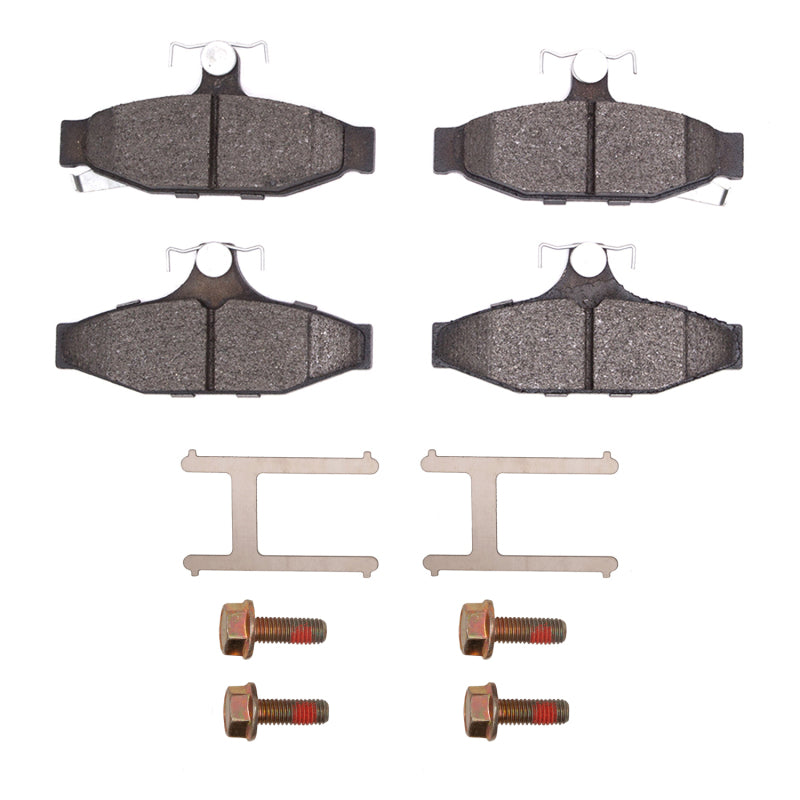 R1 1984-1987 Chevrolet Corvette Rear R1 Semi Met Pads & Hardware Kit