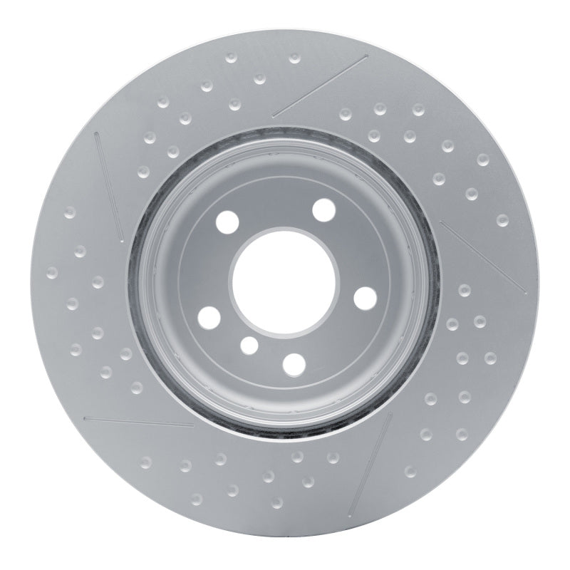 R1 13-21 BMW 430I xDrive Rear Carbon Alloy GeoMET Dimpled & Slotted Rotor