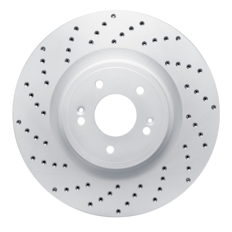 DFC 18-22 Genesis G70 Front Left Drilled Geoperformance Rotor