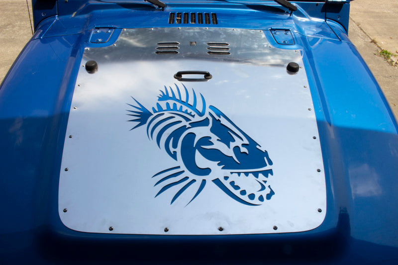 Fishbone Offroad 13-18 Jeep Wrangler JK Hood Louver Raw Unpainted