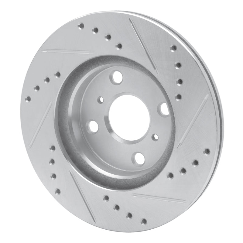 DFC 00-05 Toyota MR2 Spyder Front Left Drilled & Slotted Silver Brake Rotor