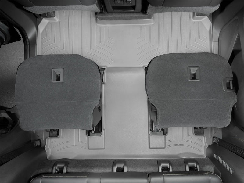 WeatherTech 2018+ Chevrolet Traverse 2nd Row Bucket Seats Rear FloorLiner - Grey