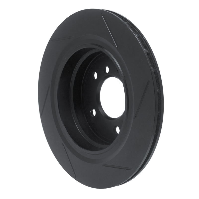 R1 95-99 BMW M3 E36 Rear Right Slotted Black Brake Rotor