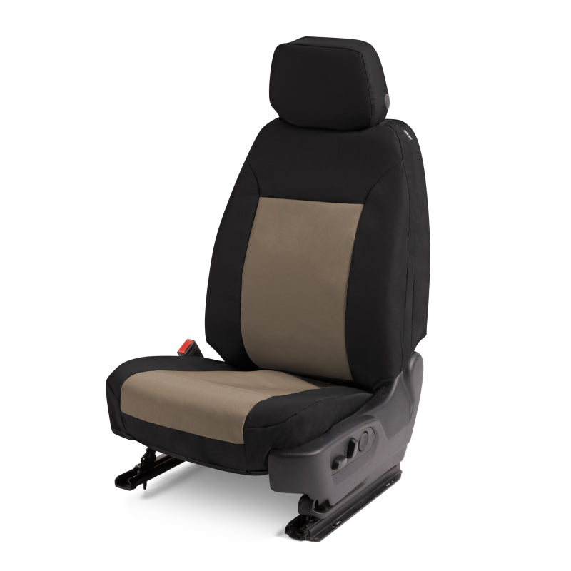 Covercraft 20-24 Ford Explorer Endura PrecisionFit Custom Front Row Seat Covers - Tan/Black