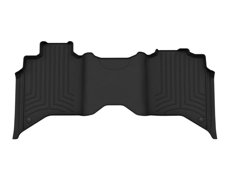 WeatherTech 2019+ Dodge RAM Truck 2500/3500 Crew Cab Rear FloorLiner HP - Black