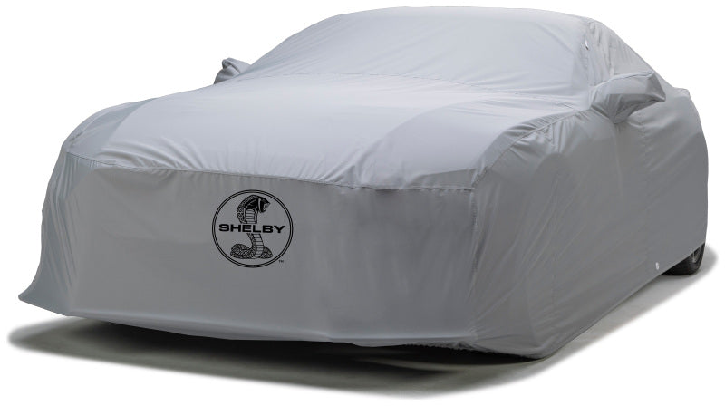 Covercraft 20 Ford Mustang  Custom Weathershield Hp Car Cover w/ Blk  Snake Medallion Logo