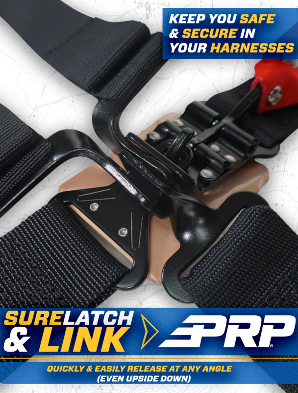 PRP 4.2 Harness with Latch / Link Lap Belt- Silver