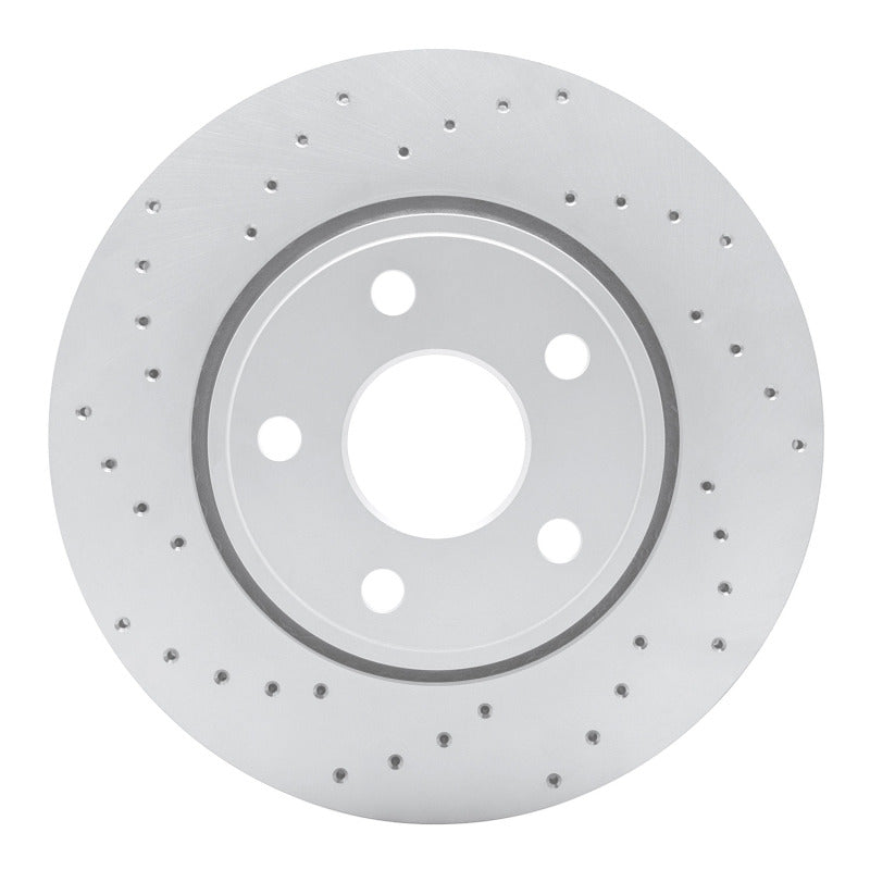 DFC 11-22 Dodge Durango Front Left Drilled Geoperformance Rotor