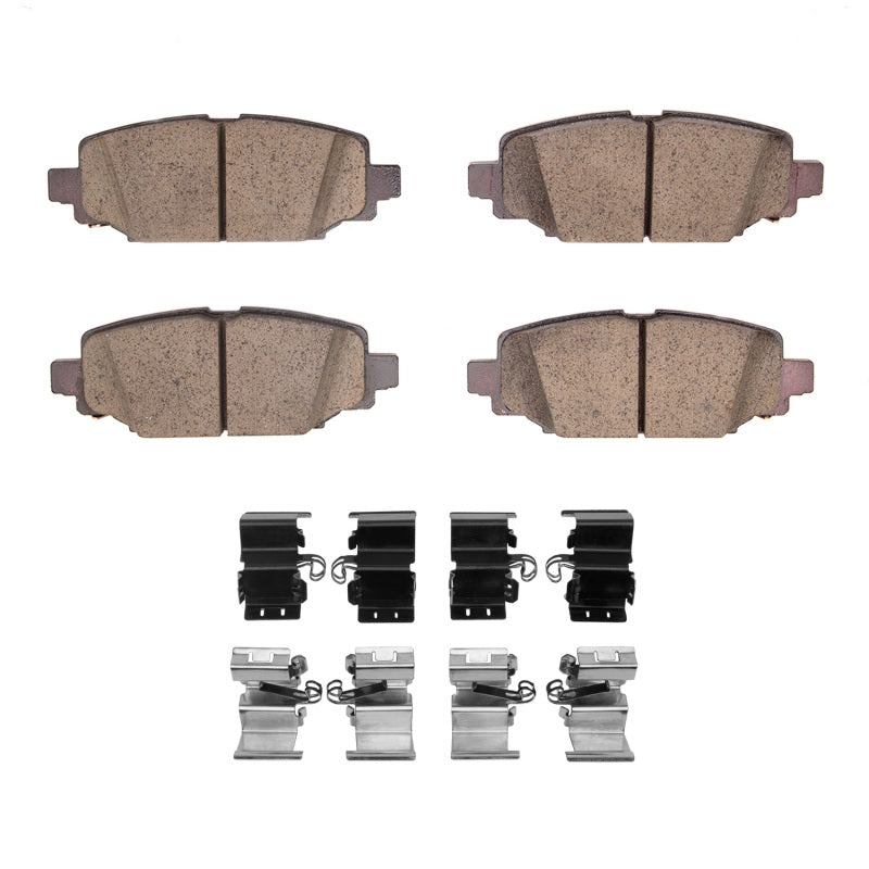 R1 2018-2025 Jeep Wrangler Rear Performance Off-Road/Tow Brake Pads & Hardware Kit