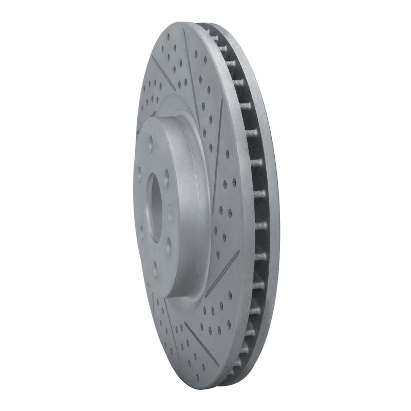 R1 10-16 Cadillac Srx Front Right Drilled & Slotted Geo-Carbon Rotor