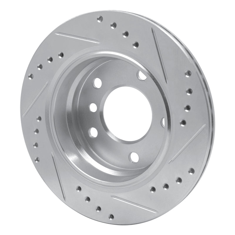 DFC 96-05 BMW 323i Rear Left Drilled & Slotted Silver Brake Rotor