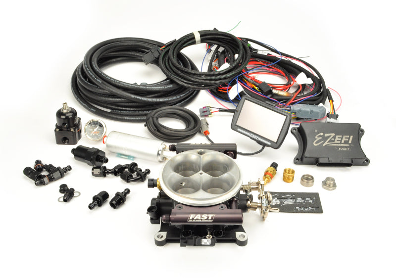FAST EFI Throttle Body Fuel Injection Self Tuning Speed Density 4-Barrel Kit