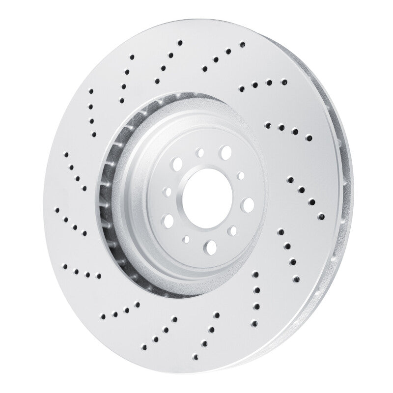 R1 2021-2025 BMW M4 Right Front GeoSPEC Coated Rotor - Drilled