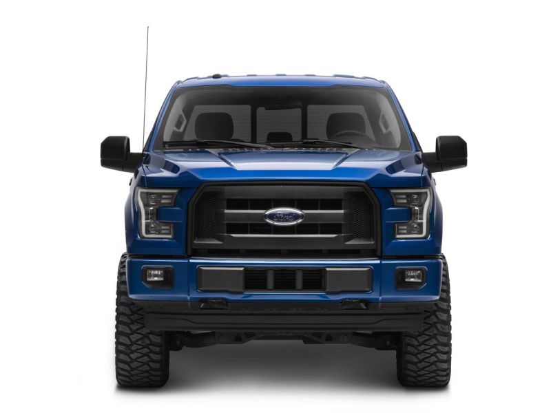 Raxiom 15-17 Ford F-150 G3 Projector Headlights w/ LED Accent- Black Housing (Clear Lens)