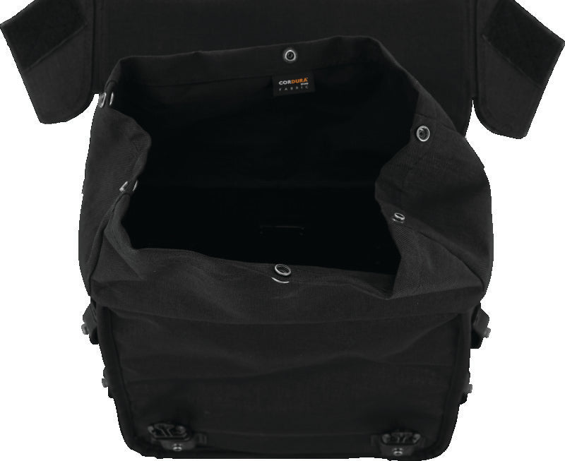 Burly Brand Throw-over Saddlebag - Black