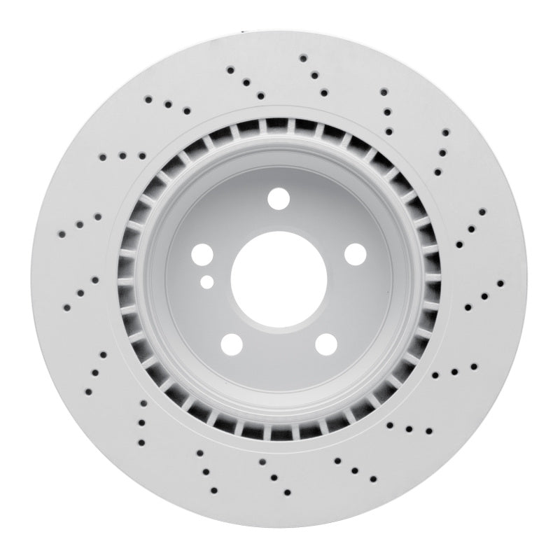 R1 03-12 Mercedes-Benz SL55 AMG Rear Drilled GeoSPEC Coated Rotor