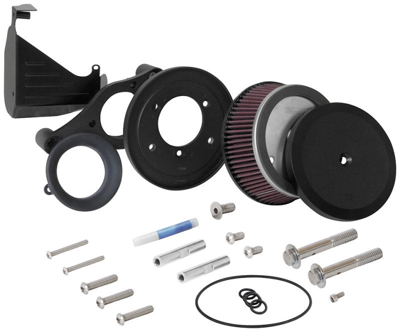 K&N 17-18 Harley-Davidson Road Glide Hammer Black Street Metal Intake System