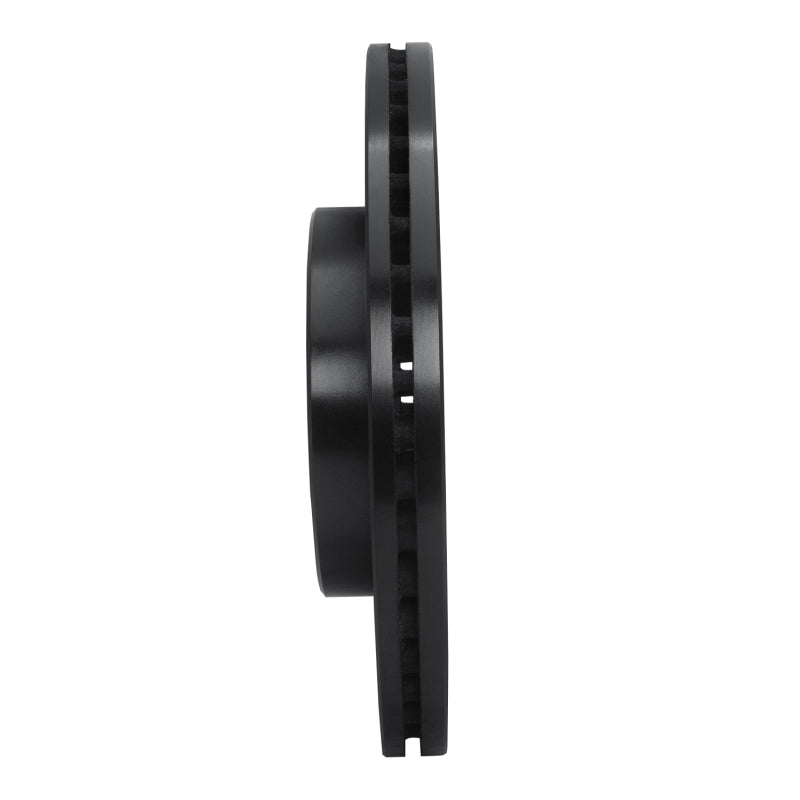 R1 04-06 Scion XB Front Left Drilled & Slotted Black Brake Rotor