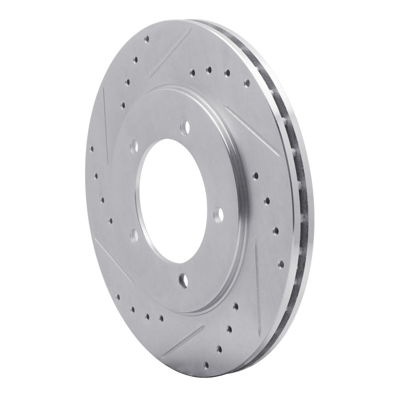 DFC 99-08 Chevrolet Tracker Front Left Drilled & Slotted Silver Brake Rotor