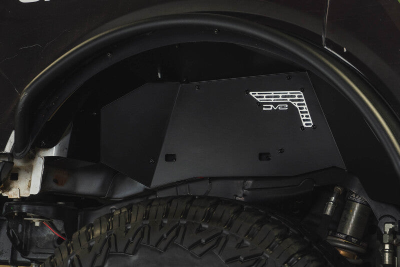 DV8 21-25 Ford Bronco Rear Aluminum Inner Fenders - Black