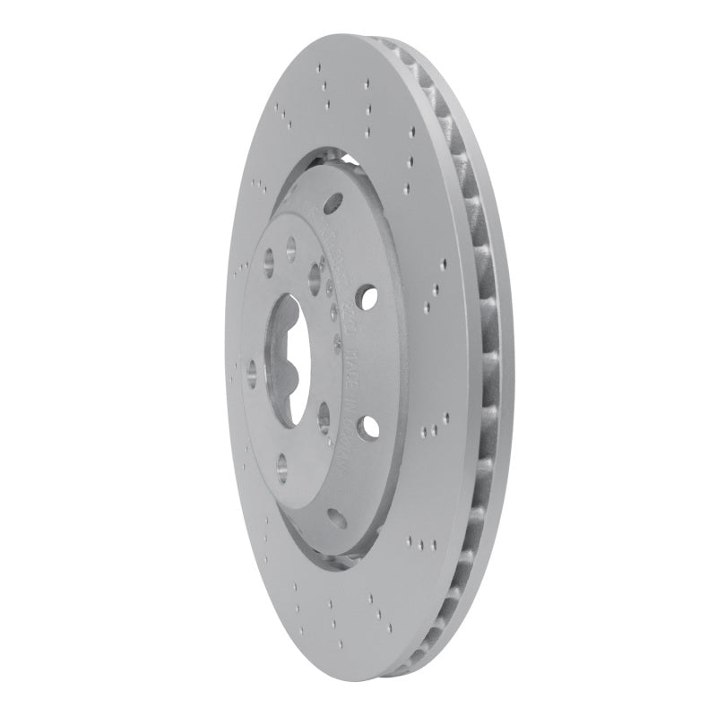 R1 07-08 Audi RS4 Right Rear Drilled Carbon Alloy GeoMET Rotor