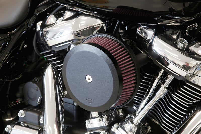 K&N 17-18 Harley-Davidson Road Glide Hammer Black Street Metal Intake System