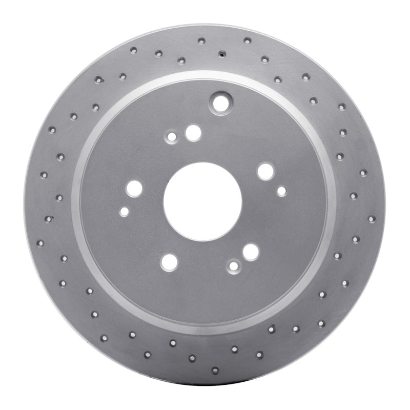DFC 02-04 Honda Odyssey Rear Right Drilled Geoperformance Rotor
