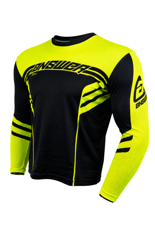 Answer 25 Arkon Nitrus Jersey Black/Hyper Acid Youth - XS